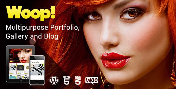 Woop Multipurpose Portfolio, Gallery and Blog
