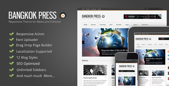 Bangkok Press Responsive, News & Editorial T