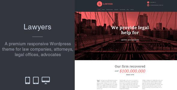 Lawyers Responsive Business WordPress Theme
