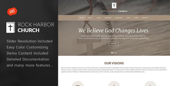 Rock Harbor Church WordPress Theme