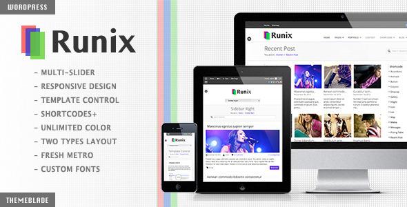 Runix Business Responsive WordPress Theme