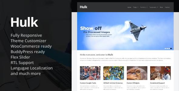 Hulk Business/Portfolio WordPress Theme