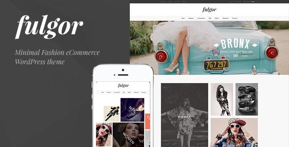 Fulgor Minimal Fashion eCommerce WordPress Theme