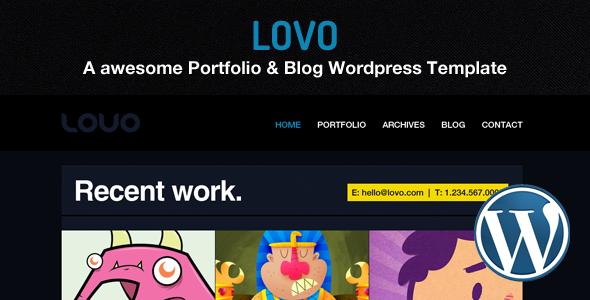 Lovo WordPress Portfolio and Blog Theme