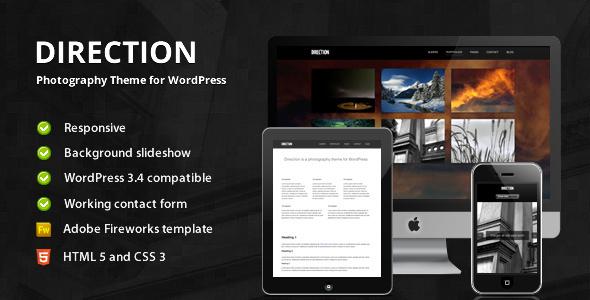 Direction Photography Theme for WordPress