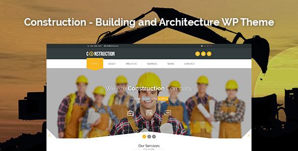 Construction Building and Architecture WP Theme