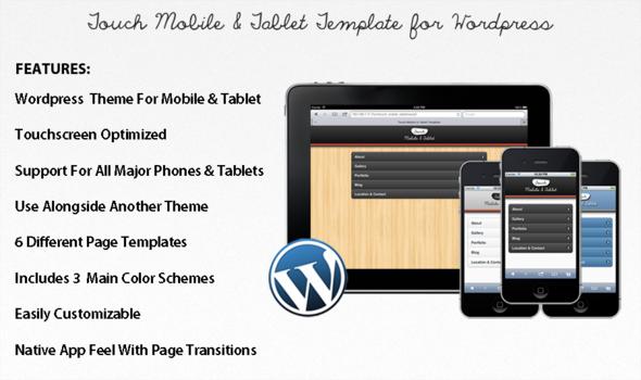 Touch Mobile & Tablet WordPress Theme