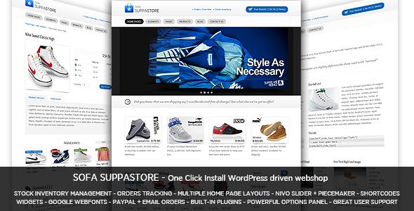 Sofa SuppaStore WordPress Driven Webshop